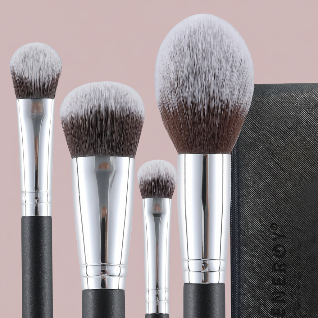 ENERGY 4-Piece Professional Makeup Brush Set