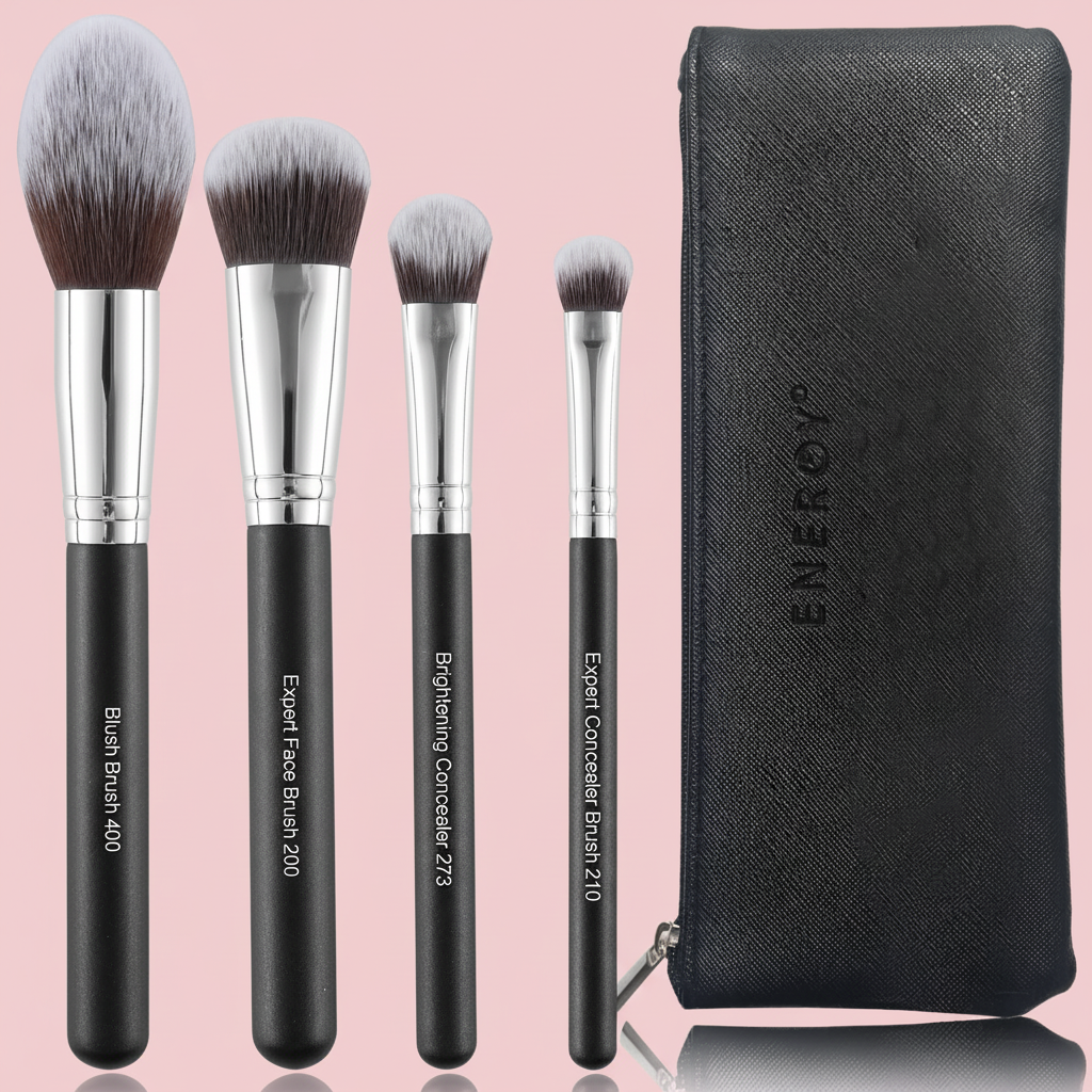 ENERGY 4-Piece Professional Makeup Brush Set